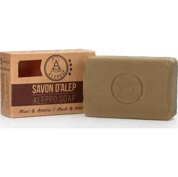 Mýdlo Alepeo Tradiční ručně vyráběné mýdlo - Mošus & Ambra 100 g