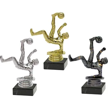 Fotbalová Soška 34172-6 nohejbal - sportovní pohár - 12,3 cm Barva: zlatá - výška 12,3 cm