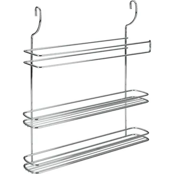 Držák kuchyňských utěrek Závěsný držák na kuchyňské utěrky z pochromované oceli ve stříbrné barvě Lonardo – Metaltex ID_1641488