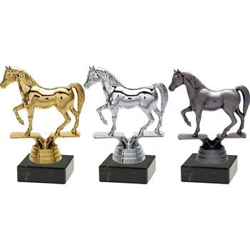 Soška koně 34398, 34400, 34402 - sportovní pohár - 10,4 cm Barva: bronzová - výška 10,4 cm