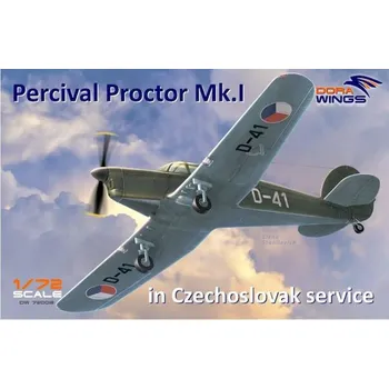 Plastikový model Dora Wings - Percival Proctor MK1, ModelSet DW72003, 1/72