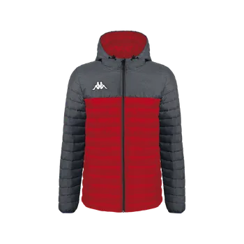 Chlapecká bunda Kappa LAMEZIO bunda JR šedá/červená 6Y