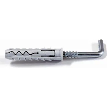 Hmoždinka Hmoždinka rozpěrná s rovným hákem hmoždinka: Ø6x30mm, hák: Ø4x40mm 2/36 - KHP06