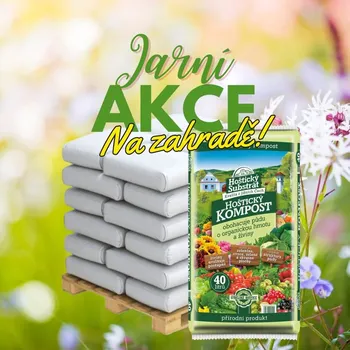 Substrát Hoštický kompost 40l, paleta 20 x 40l