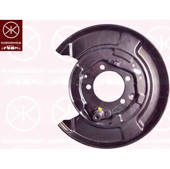 Brzdový kotouč Ochranný plech proti rozstřikování, brzdový kotouč KLOKKERHOLM 3386877