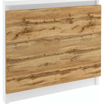 Noční stolek Belini Noční stolek bílý / dub wotan