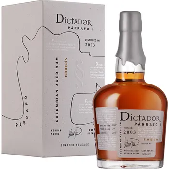Rum Dictador Parrafo Borbón 19y 2003 50% 0,7 l (karton)