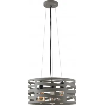 Stropní svítidlo MARISA, AC 220–240 V, 50/60 Hz, 3*E27, max. 40 W, IP20, prům. 40 cm, trojité, šedé