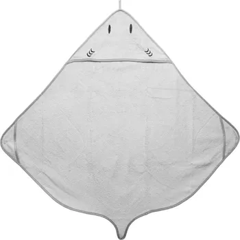 Ubbi Osuška s kapucí froté Gray