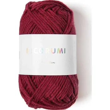 Příze Rico Design Bavlněná háčkovací příze Ricorumi dk odstín 030 burgundy