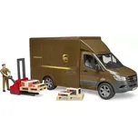 Mercedes Benz Sprinter Bruder (02678) (Logistický set Bruder 02678 s dodávkou Mercedes Benz Sprinter a příslušenstvím se bude líbit každému malému přepravci. Dodávka Mercedes Benz Sprinter má spoustu funkčních prvků.)