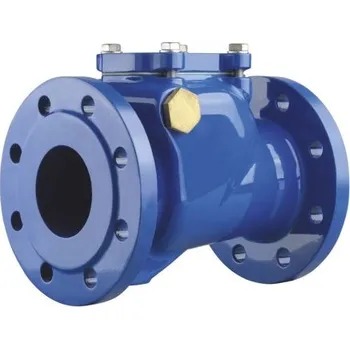 kanalizace Vag RETA TYP 204 zpětná klapka DN80, PN10/16, měkkotěsnicí, se svislým sedlem, ocel/pryž, epoxid/litina