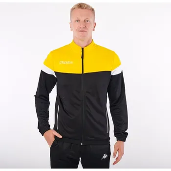 Pánská mikina Kappa VACONE mikina černá-žlutá S
