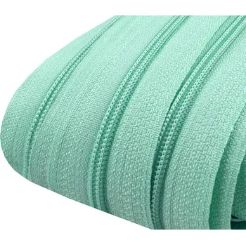 Zip Pro Háčkování Zip spirálový 3 mm metráž - azurově modrá 5 m