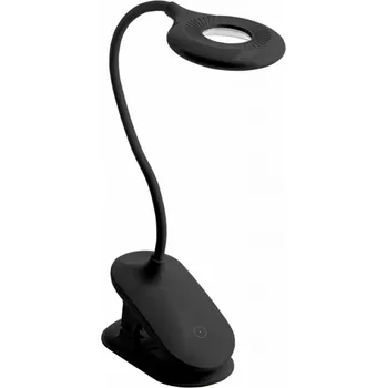 Lampička Stolní lampa RINGO,4W, 200lm. DC5V,1A, 3000K-6000K, 3-CCT,bat.1200 mAh, Ra 80, stmívatelná, černá