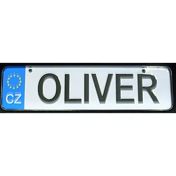 Kočárek SPZ na kočárek kov OLIVER