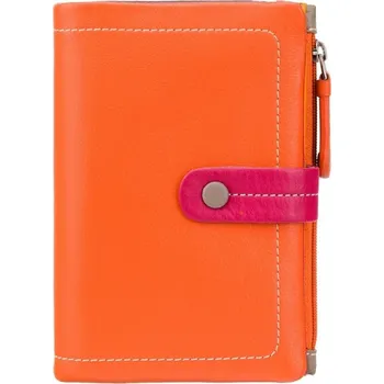 Peněženka Visconti měkká dámská kožená peněženka oranžová