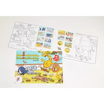 omalovánky Omalovánky A5 ZOO + samolepky