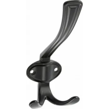 Věšák Věšák slitinový CORUNA, velký černý matný