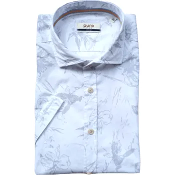 Pánská košile Košile Pure s krátkým rukávem květy D81510_52103_770 velikost: 45/46, délka rukávu: krátký rukáv