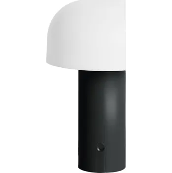 Lampička Present time Černá plastová stolní LED lampa Cecile