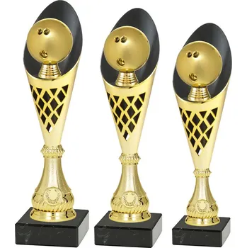 Sportovní pohár - BOWLING MÍČ - P504 Výška poháru: Pohár -BOWLING-KULEČNÍK MÍČ- 36,5cm