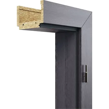 Zárubeň Solodoor Obložková zárubeň 80 P, 830 × 1982 mm, fólie, tloušťka zdi: 95–115 mm, pravá, dub Boston 701000066621