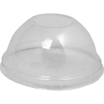 Jednorázové nádobí Víčko PET kopulka bez otvoru, AE 250, 300, 350, transparentní, 50 ks