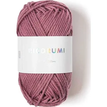 Příze Rico Design Bavlněná háčkovací příze Ricorumi dk odstín 019 vřes