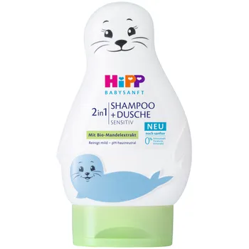 Dětský šampon Hipp Babysanft šampon vlasy a tělo 200 ml