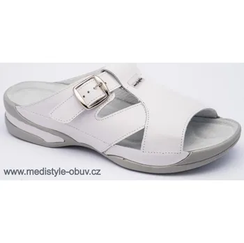 Dámská zdravotní obuv MEDISTYLE KATRINA 8K-E11 pantofel bílý, bílá - 42