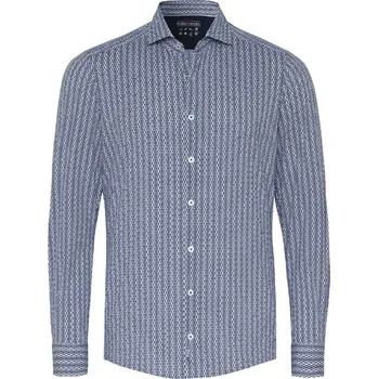 Pánská košile Košile Pure Slim Fit "Functional" modrá D81309_21155_178 velikost: 41, délka rukávu: dlouhý rukáv