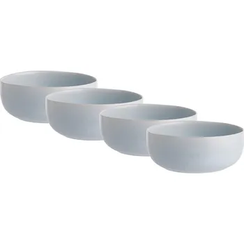 Butlers CASA NOVA Sada misek 600 ml set 4 ks - šedá