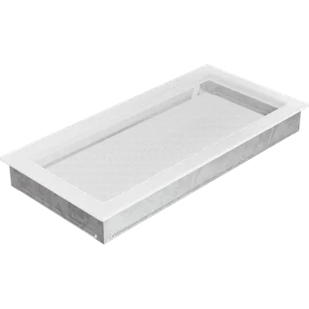 Krbová obestavba Komíny CZ Krbová mřížka 220x370mm bílá