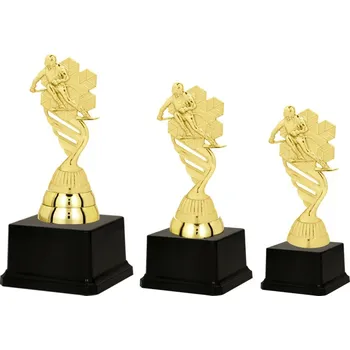 Soška - sportovní pohár - LYŽE - SJEZD - PB/P424 Výška poháru: Soška C -LYŽE-SJEZD- 15,5cm