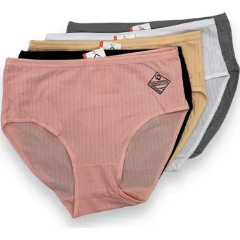 Kalhotky Tinashan Dámské kalhotky MIX barvy 3x kusy 131 Barva: Černá, Velikost: XL