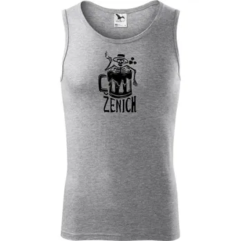 Ženich kostra - Tílko pánské Core - XL ( Tmavě šedý melír )