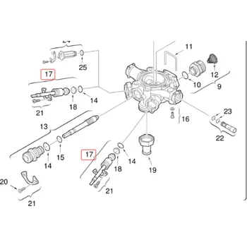Kotel Junkers Horní díl ventilu Junkers 87085002770