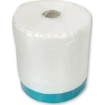 Zakrývací fólie na malování TEXTILNÍ PÁSKA S FÓLIÍ VENKOVNÍ CQ 550 mm / 20 m