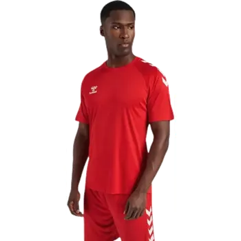Pánské tričko Pánské fotbalové tričko Hummel XK Core Poly červené