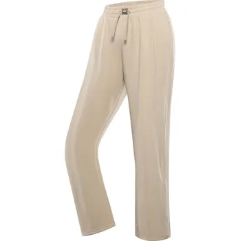 Oblečení a móda kalhoty dámské dlouhé NAX LACERA krémové (kalhoty dámské dlouhé NAX LACERA krémové)