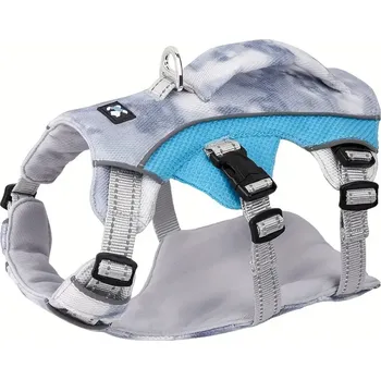 Postroj pro psa Chladicí reflexní postroj pro psy - Modrý Velikost: L