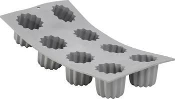 De BUYER Elastomoule forma na 8 dortů Canelé 5,5 cm šedá