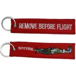 FOSTEX Klíčenka REMOVE BEFORE FLIGHT / SPITFIRE