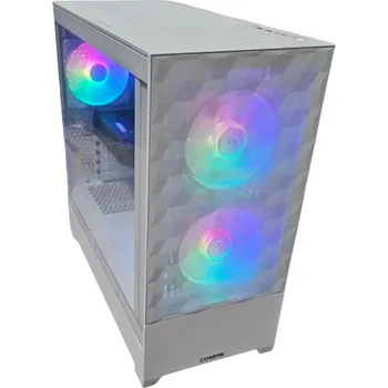 Stolní počítač Compik Herní PC AMD Ryzen 5 5600/ 16GB/ Nvidia RTX 3050 8GB / 1TB SSD/ WHITE