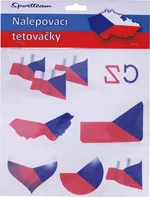 SportTeam Nalepovací tetovačky vlajky České republiky 1 hokej 7 ks