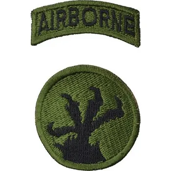 Nášivka NAVYS Nášivka 17th AIRBORNE DIVISON - OLIV