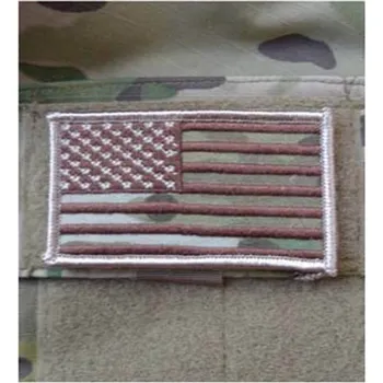 MILITARY RANGE Nášivka vlajka USA - MULTICAM® VELCRO