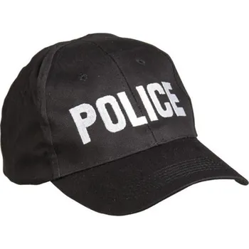 Čepice Čepice baseball s nápisem 'POLICE' ČERNÁ (Čepice baseball s nápisem 'POLICE' ČERNÁ)