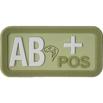 Nášivka Viper Nášivka KREV plast velcro AB+ VCAM